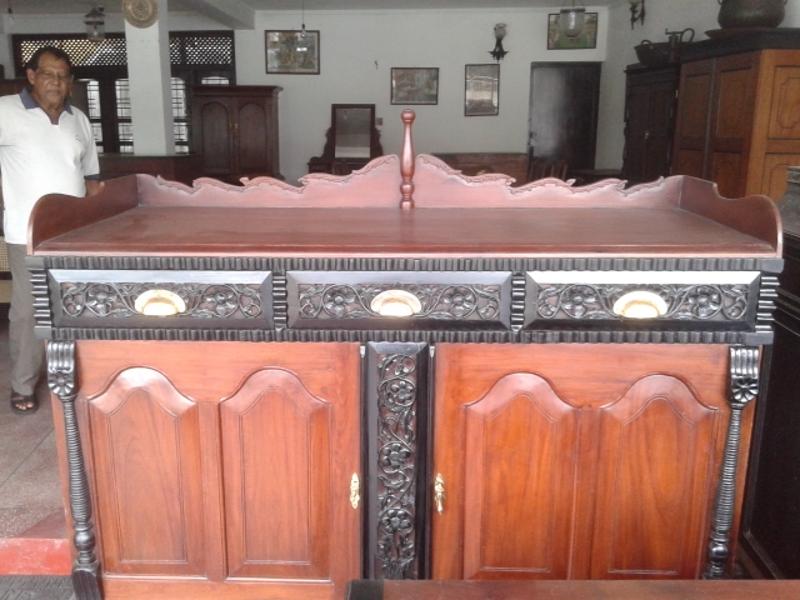 Jackwood and Ebony Sideboard Antique